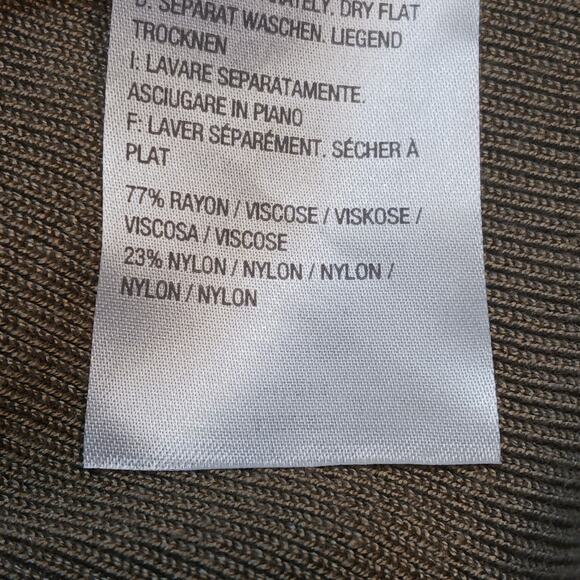 Whisper Knit by Louis Dell'Olio Women's 1X Knit Sweater Tunic Olive Green - Picture 4 of 9